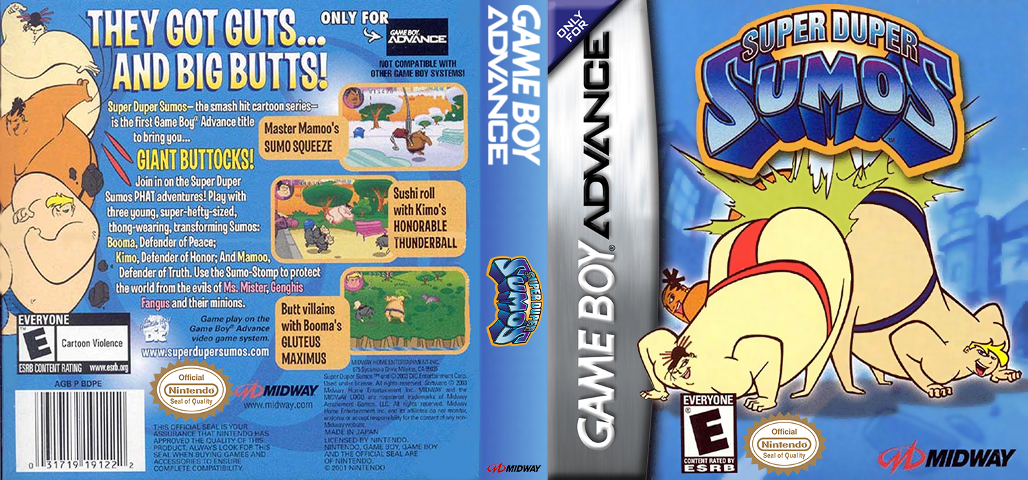 Super Duper Sumos [US] gba 2003 Box Art