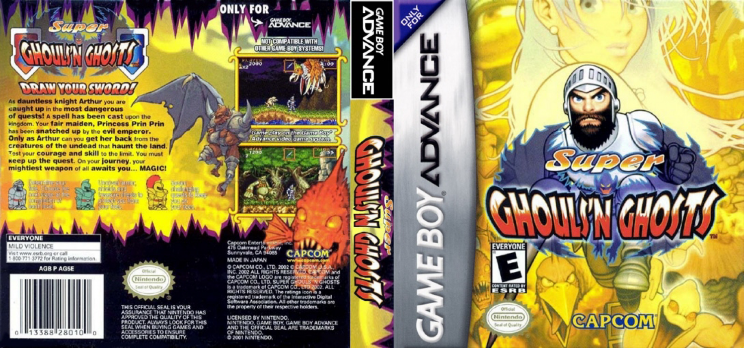 Super Ghouls’n Ghosts [US,EU] gba 2002 Box Art