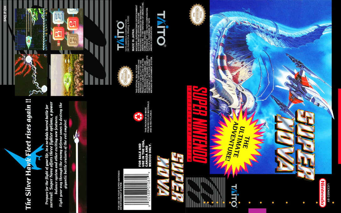 Super Nova [US] snes 1993 Box Art