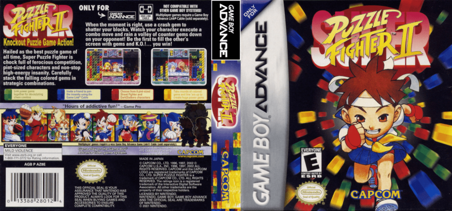 Super Puzzle Fighter II [US] gba 2003 Box Art