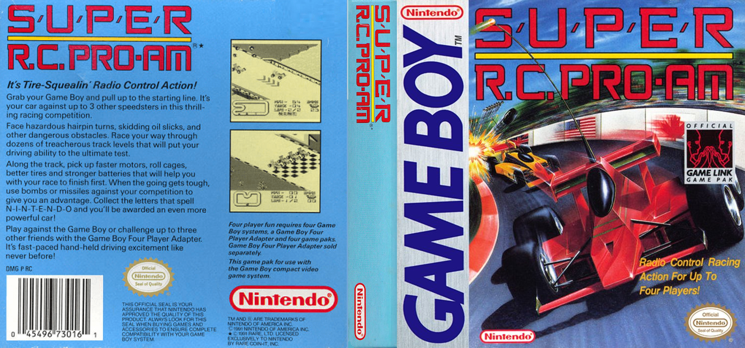 Super R.C. Pro-Am [US,EU] gb 1991 Box Art