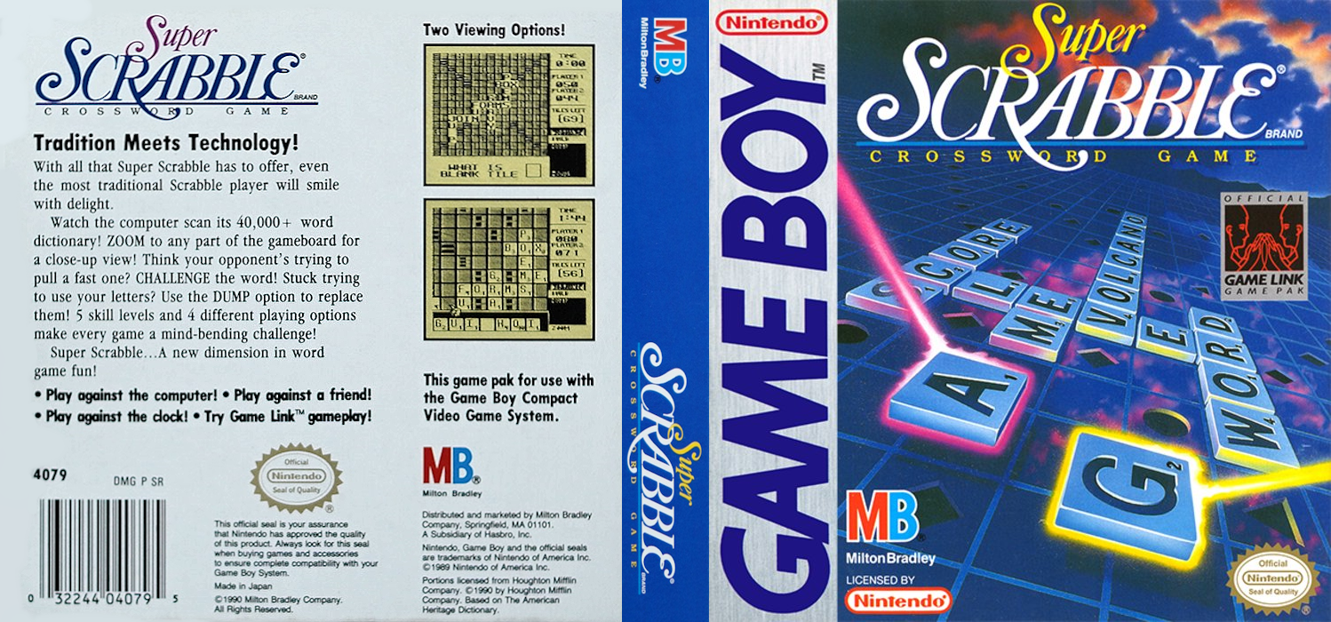 Super Scrabble [US] gb 1991 Box Art