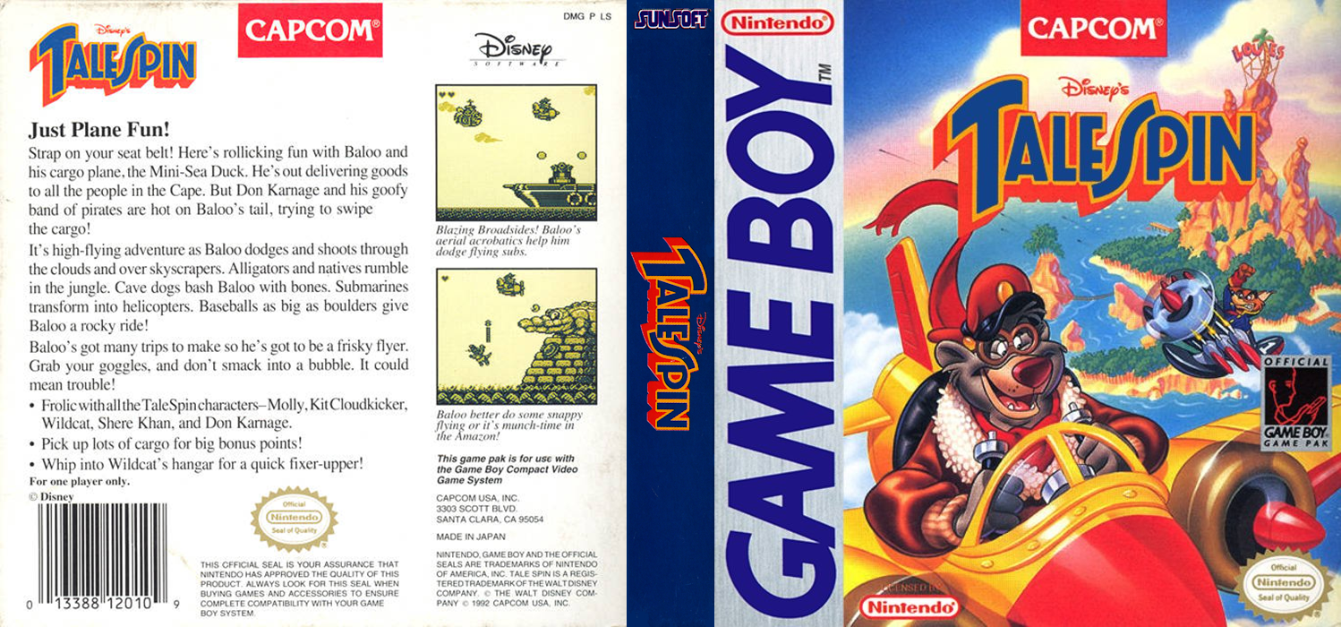 TaleSpin [US] gb 1992 Box Art