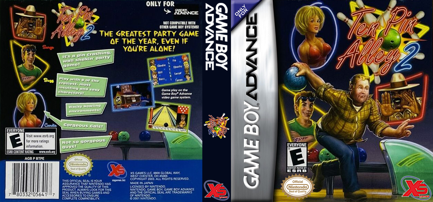 Ten Pin Alley 2 [US] gba 2004 Box Art