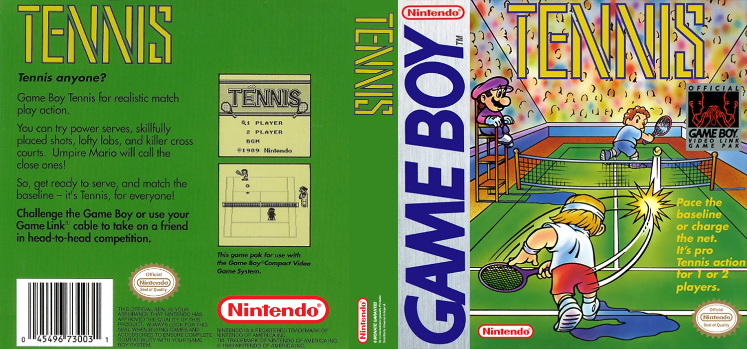 Tennis [WOR] gb 1989 Box Art
