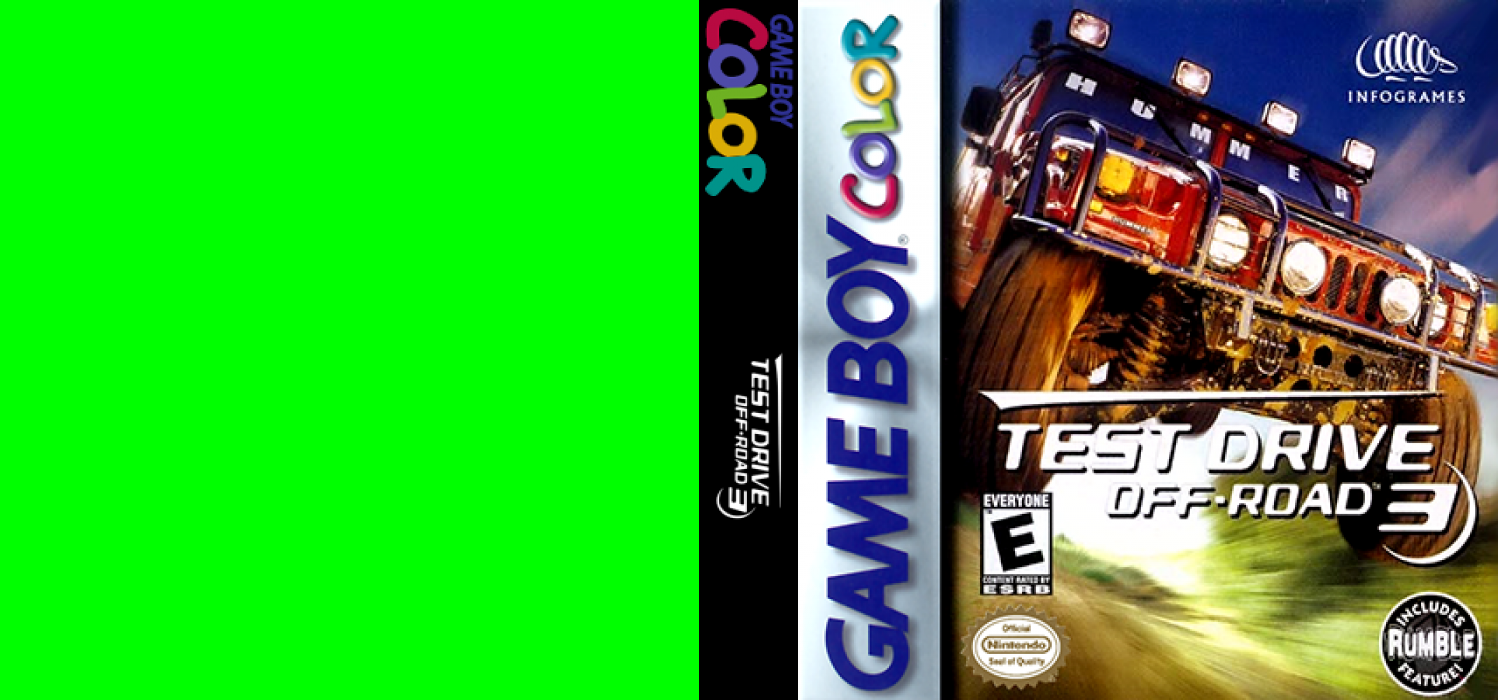 Test Drive Off-Road 3 [US] gbc 1999 Box Art