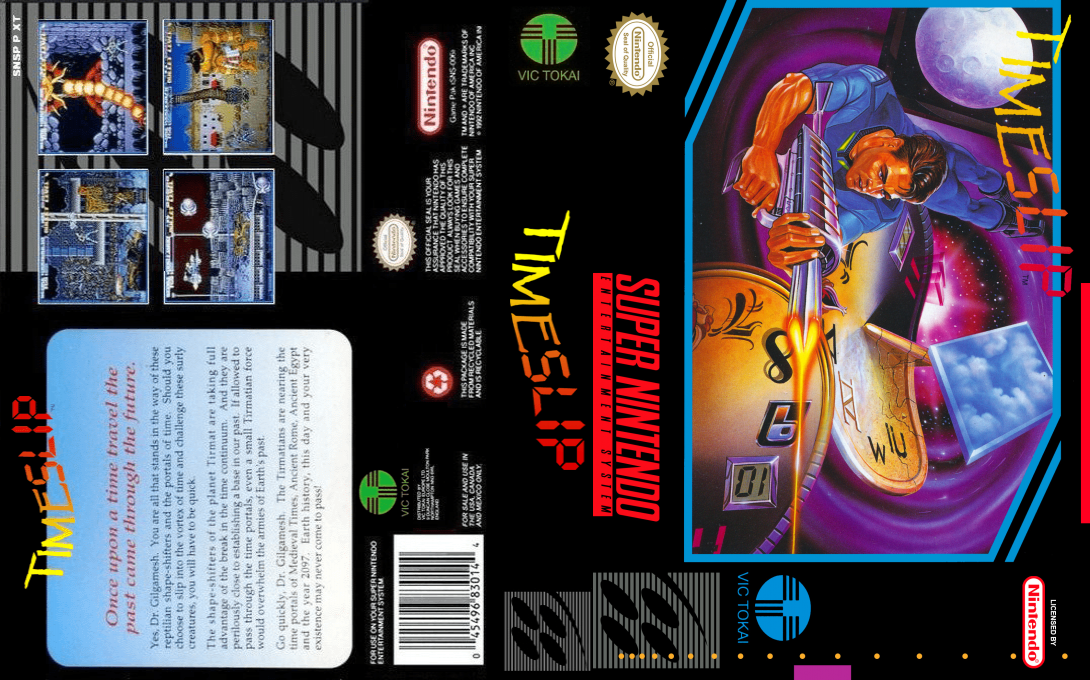 Time Slip [US] snes 1993 Box Art