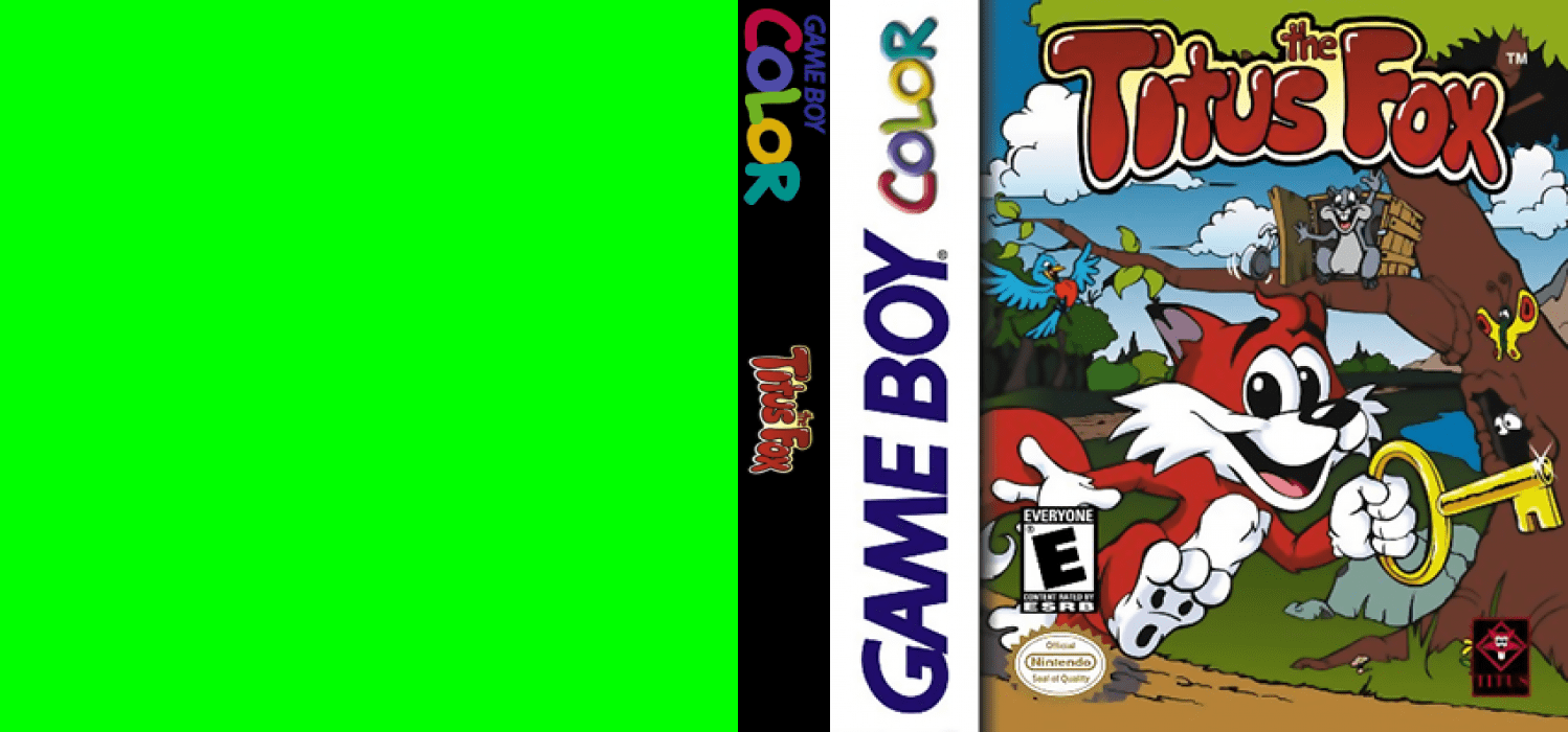 Titus the Fox : To Marrakech and Back [US] gbc 2000 Box Art