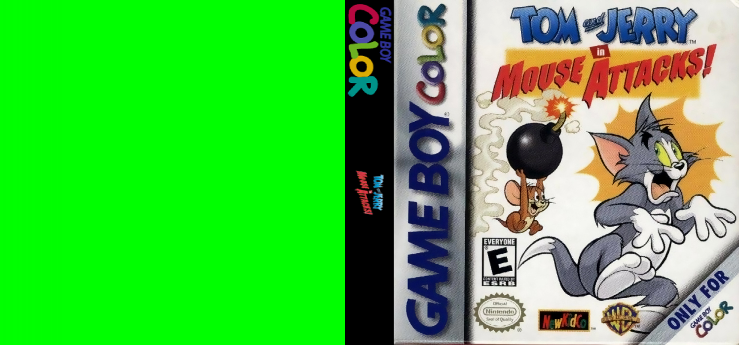 Tom and Jerry in Mouse Attacks! [US] gbc 2000 Box Art
