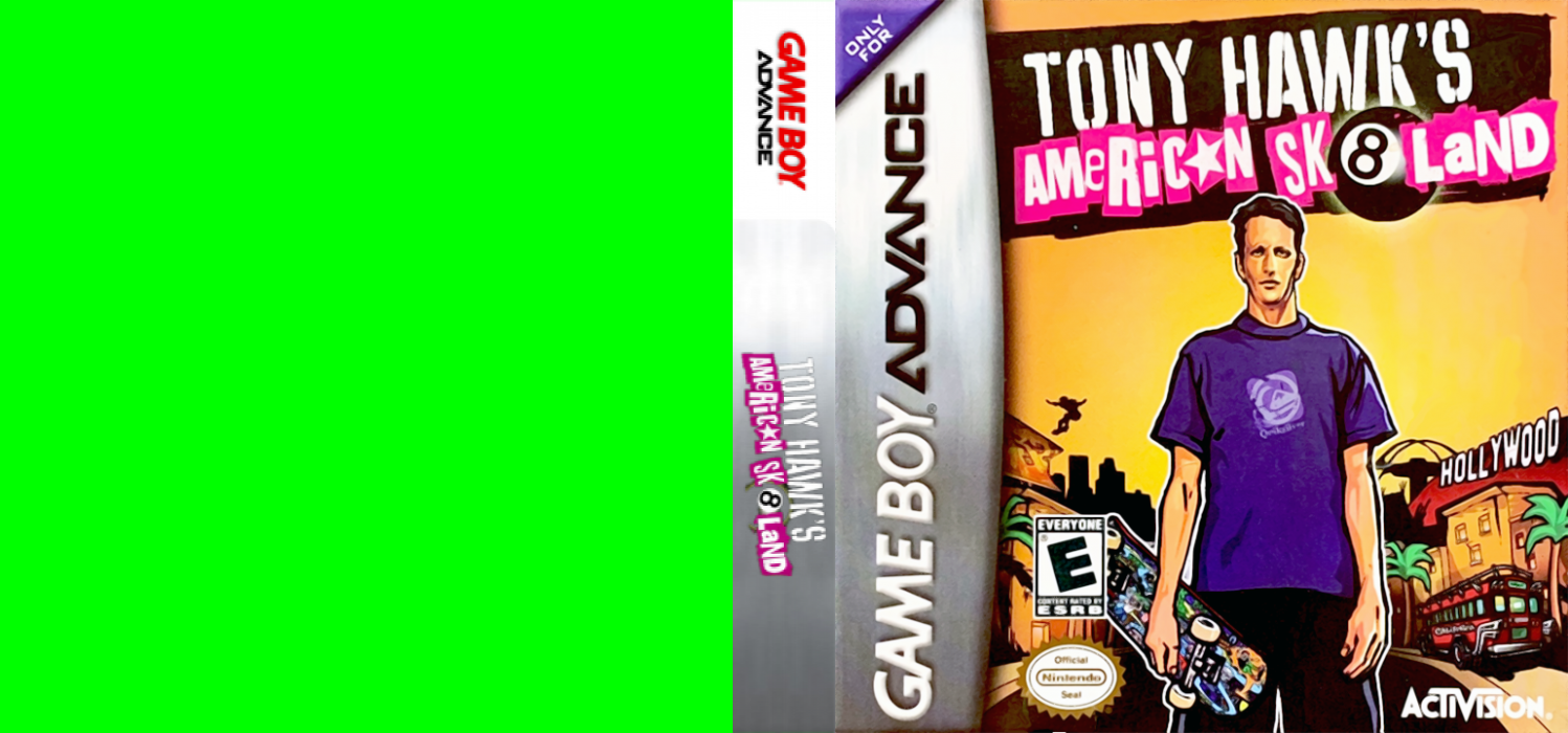 Tony Hawk’s American Sk8land [US] gba 2005 Box Art