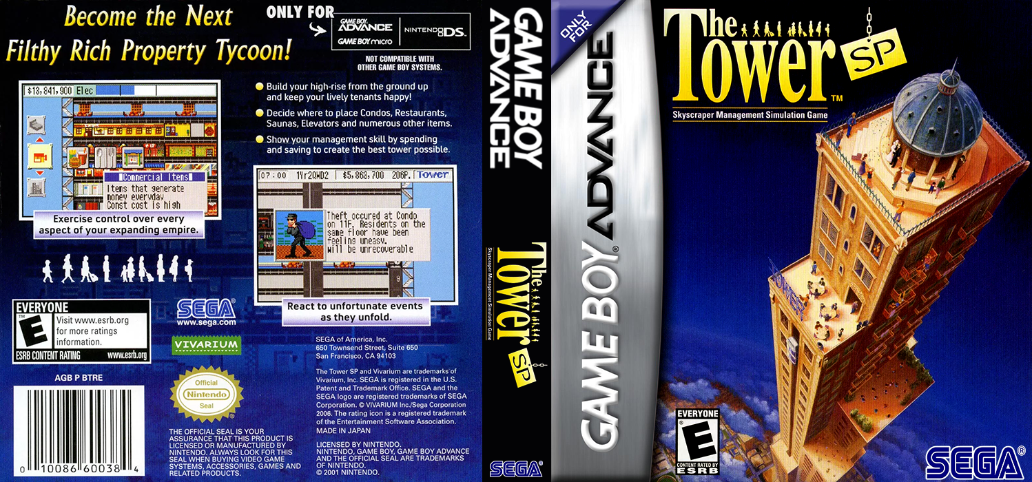 The Tower SP [US] gba 2006 Box Art