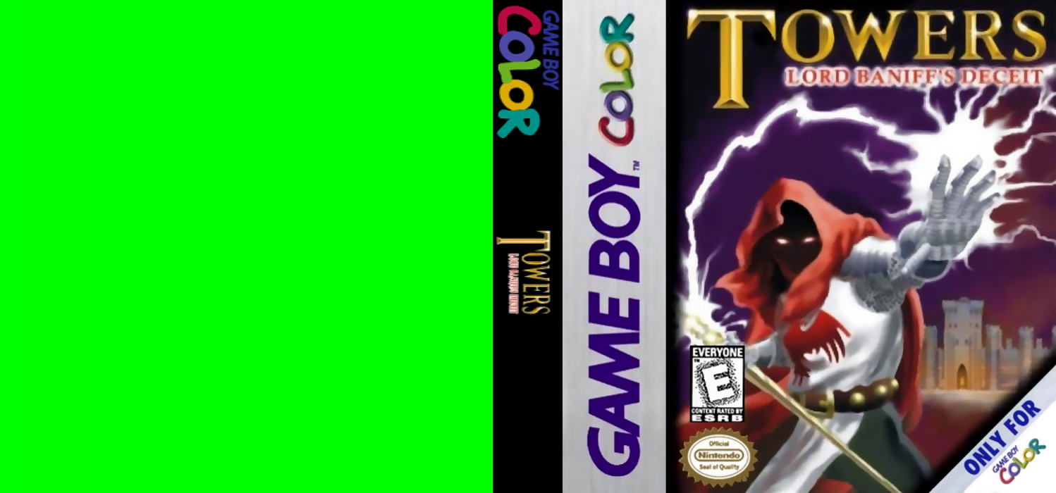 Towers: Lord Baniff’s Deceit [US,EU] gbc 2000 Box Art