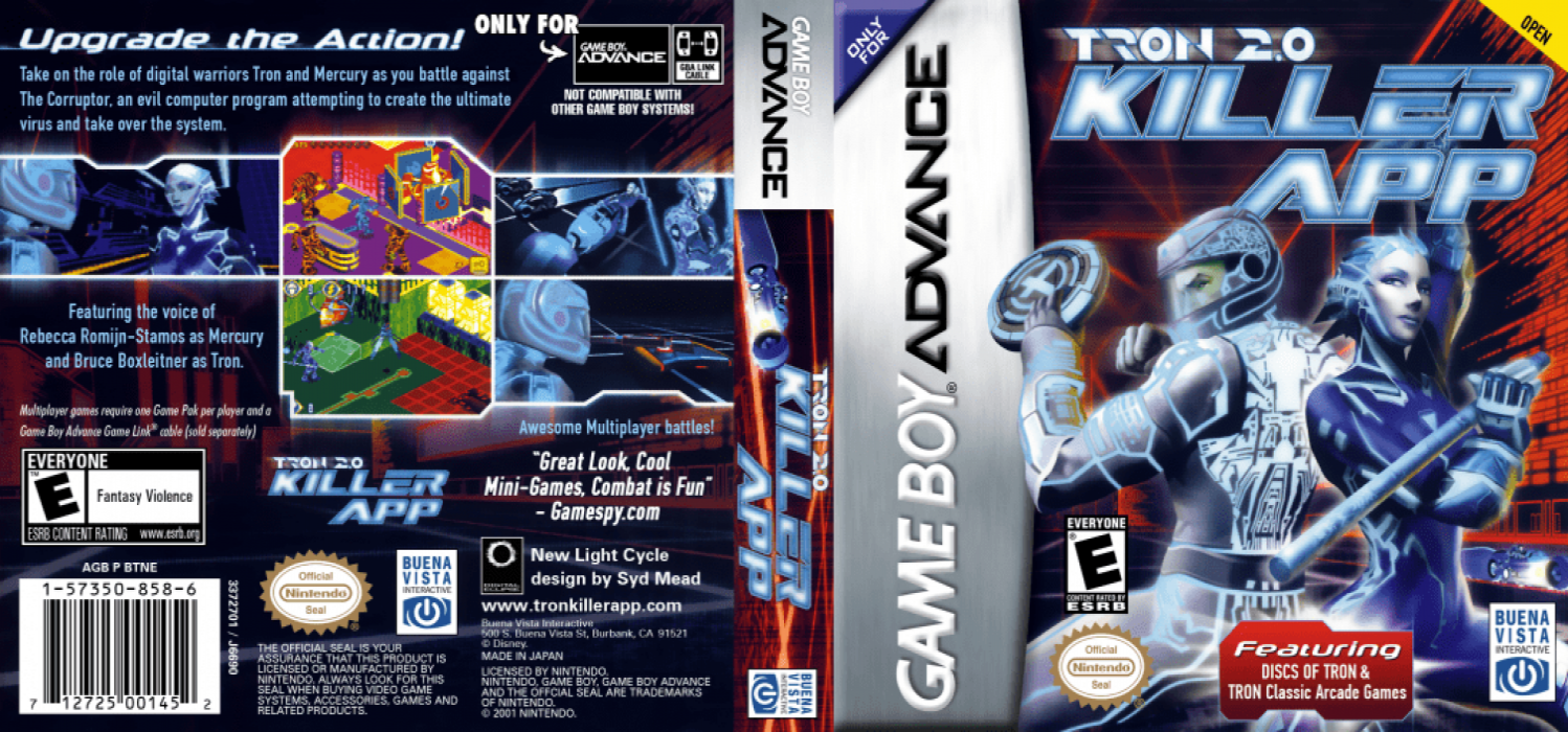 Tron 2.0 : Killer App [US] gba 2004 Box Art