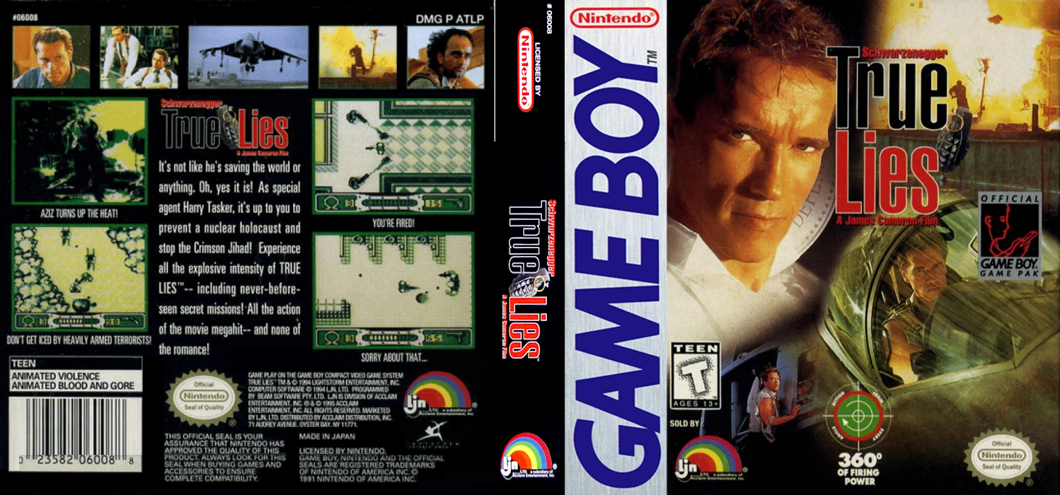 True Lies [US,EU] gb 1995 Box Art