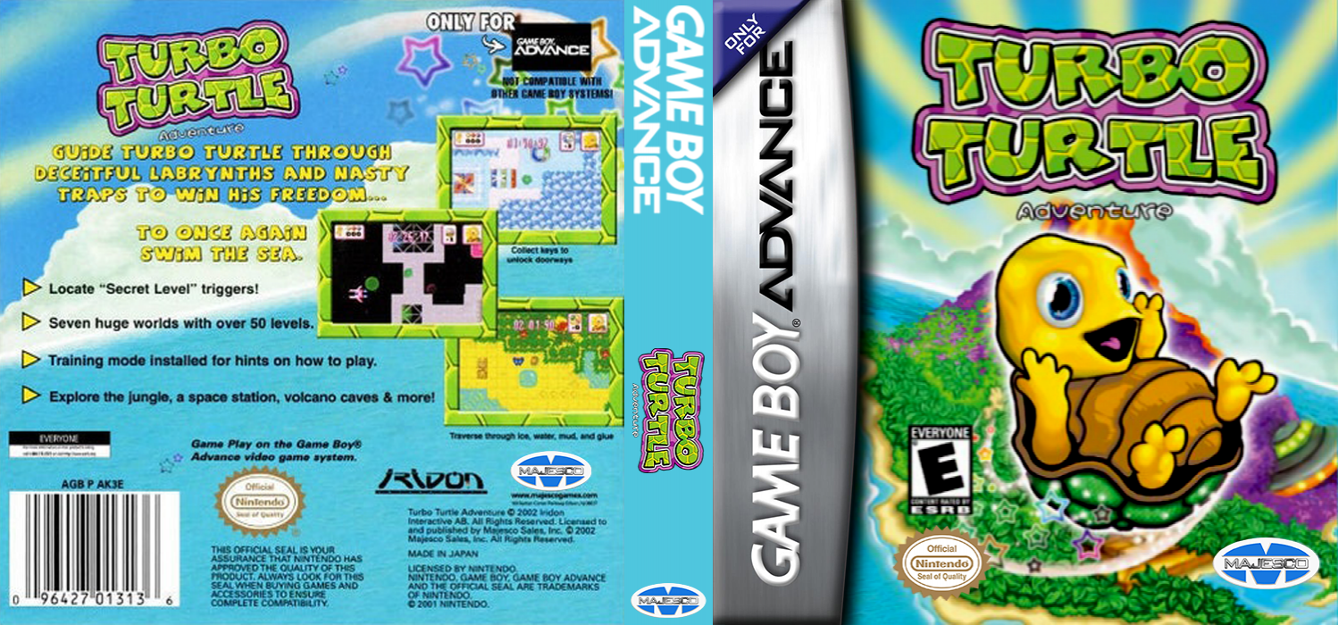 Turbo Turtle Adventure [US] gba 2002 Box Art