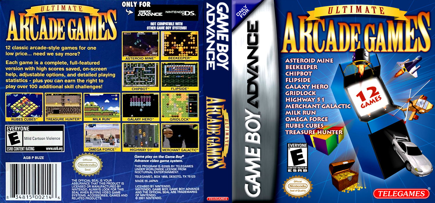 Ultimate Arcade Games [US] gba 2005 Box Art