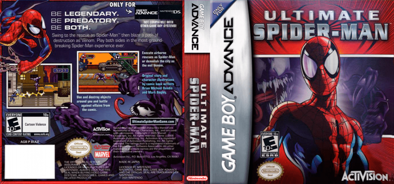 Ultimate Spider-Man [US] gba 2005 Box Art