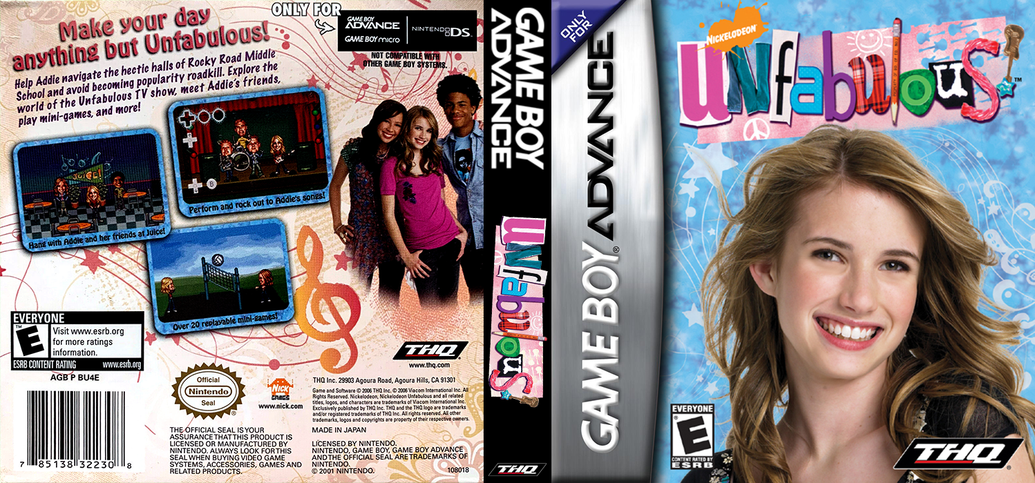 Unfabulous [US] gba 2006 Box Art