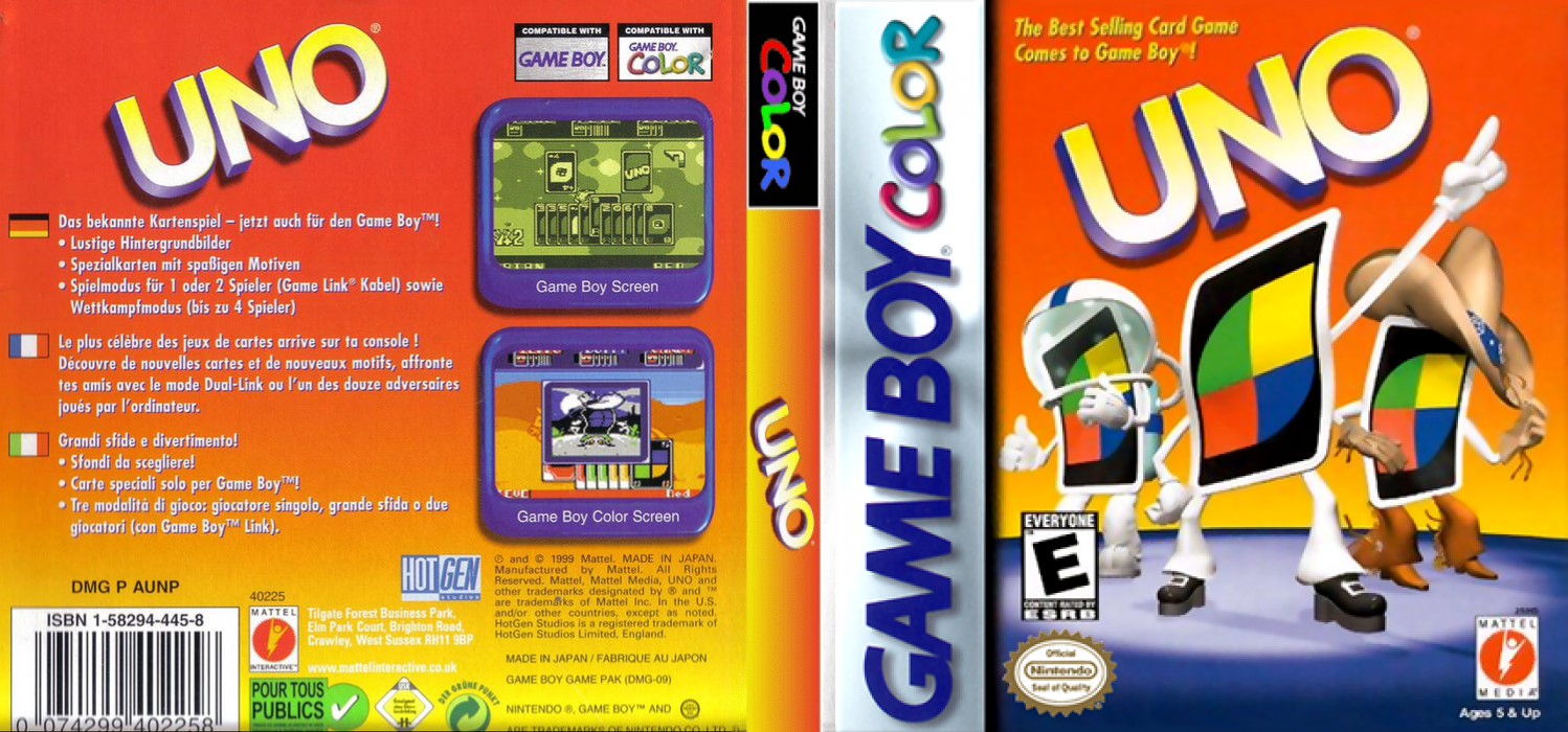 Uno [US] gbc 1999 Box Art
