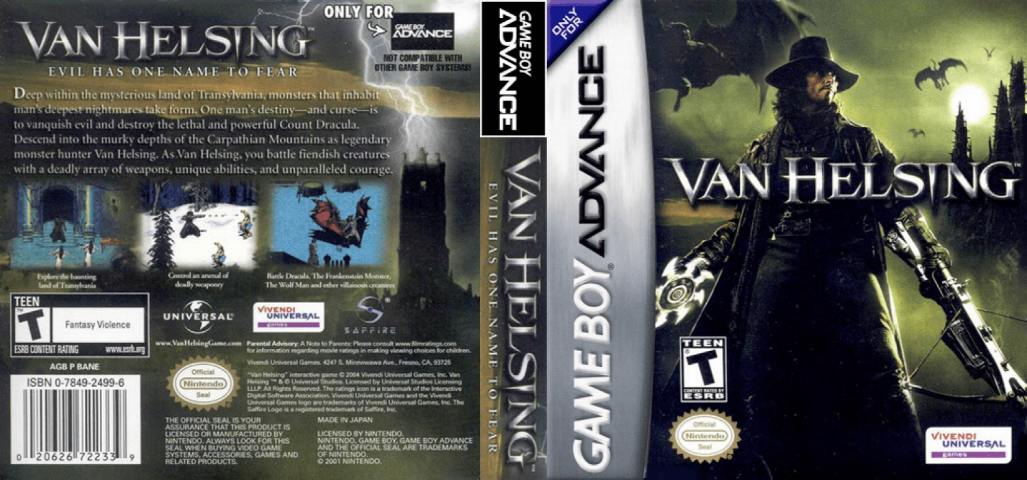 Van Helsing [US] gba 2004 Box Art