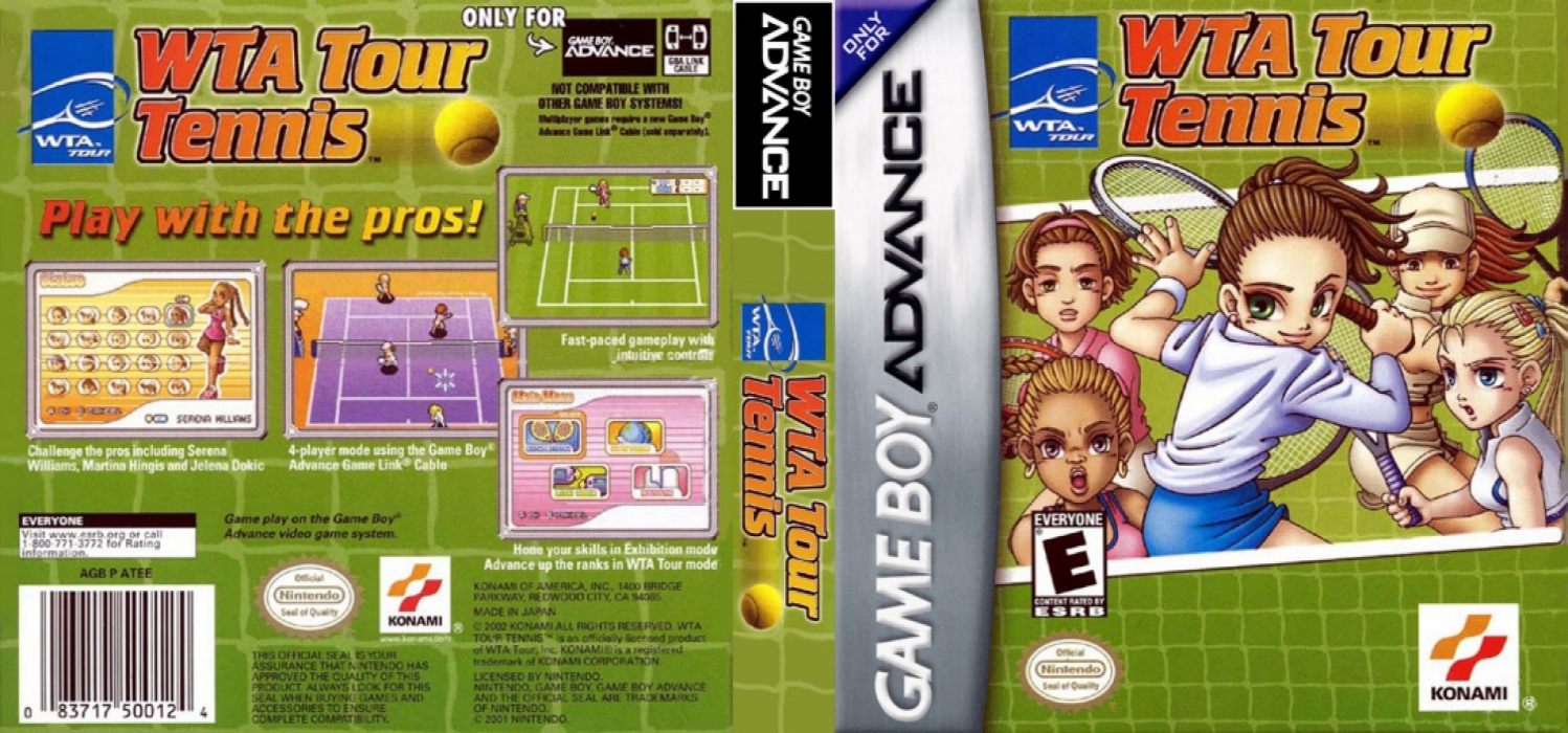 WTA Tour Tennis [US] gba 2002 Box Art