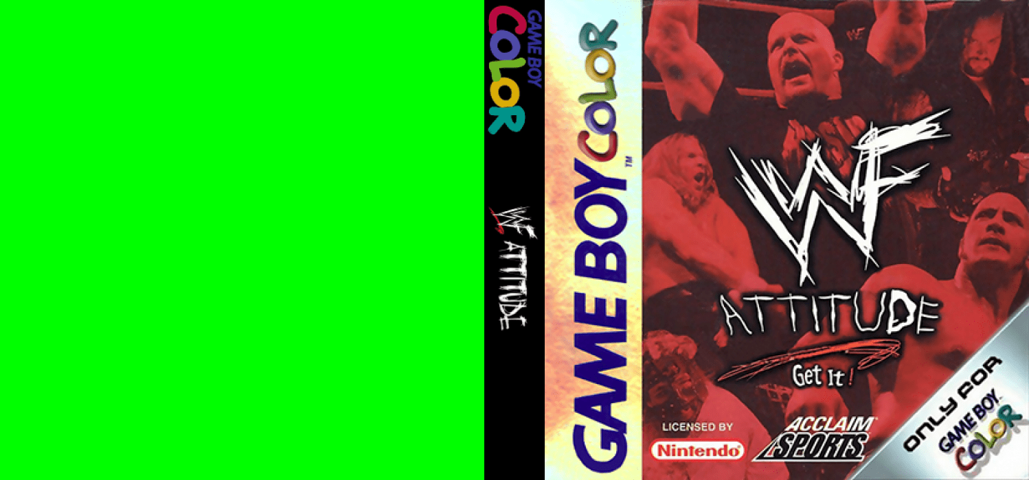 WWF Attitude [US,EU] gbc 1999 Box Art