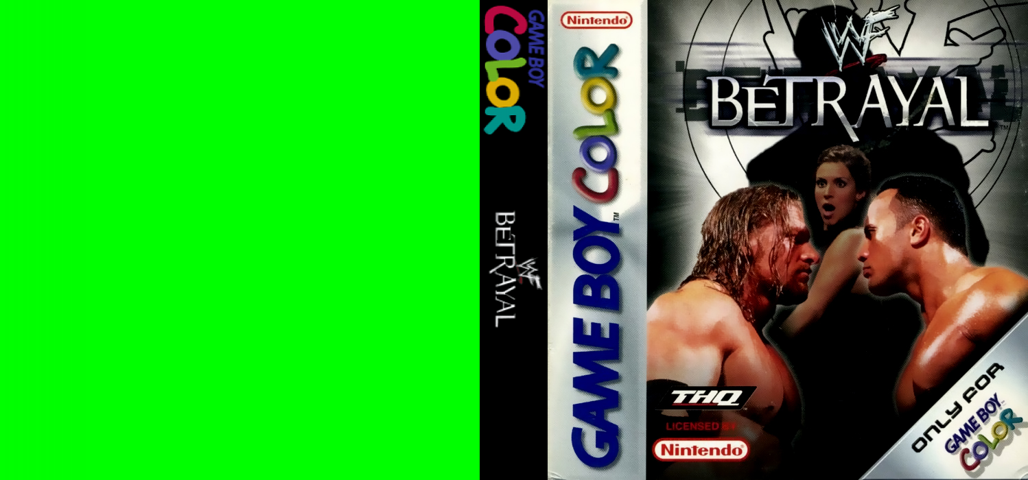 WWF Betrayal [US,EU] gbc 2001 Box Art
