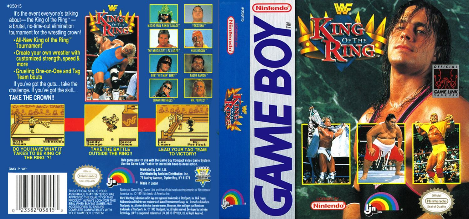 WWF King of the Ring [US,EU] gb 1993 Box Art