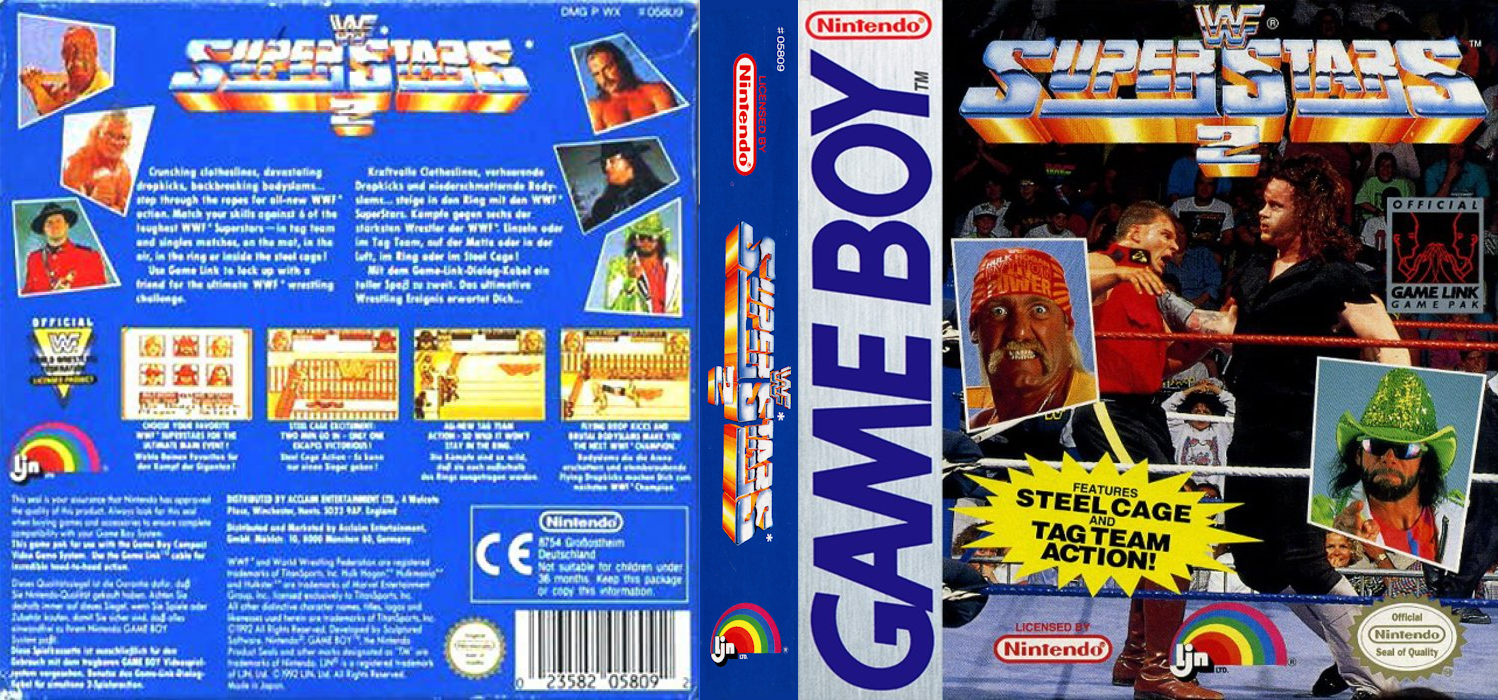WWF Superstars 2 [US,EU] gb 1993 Box Art