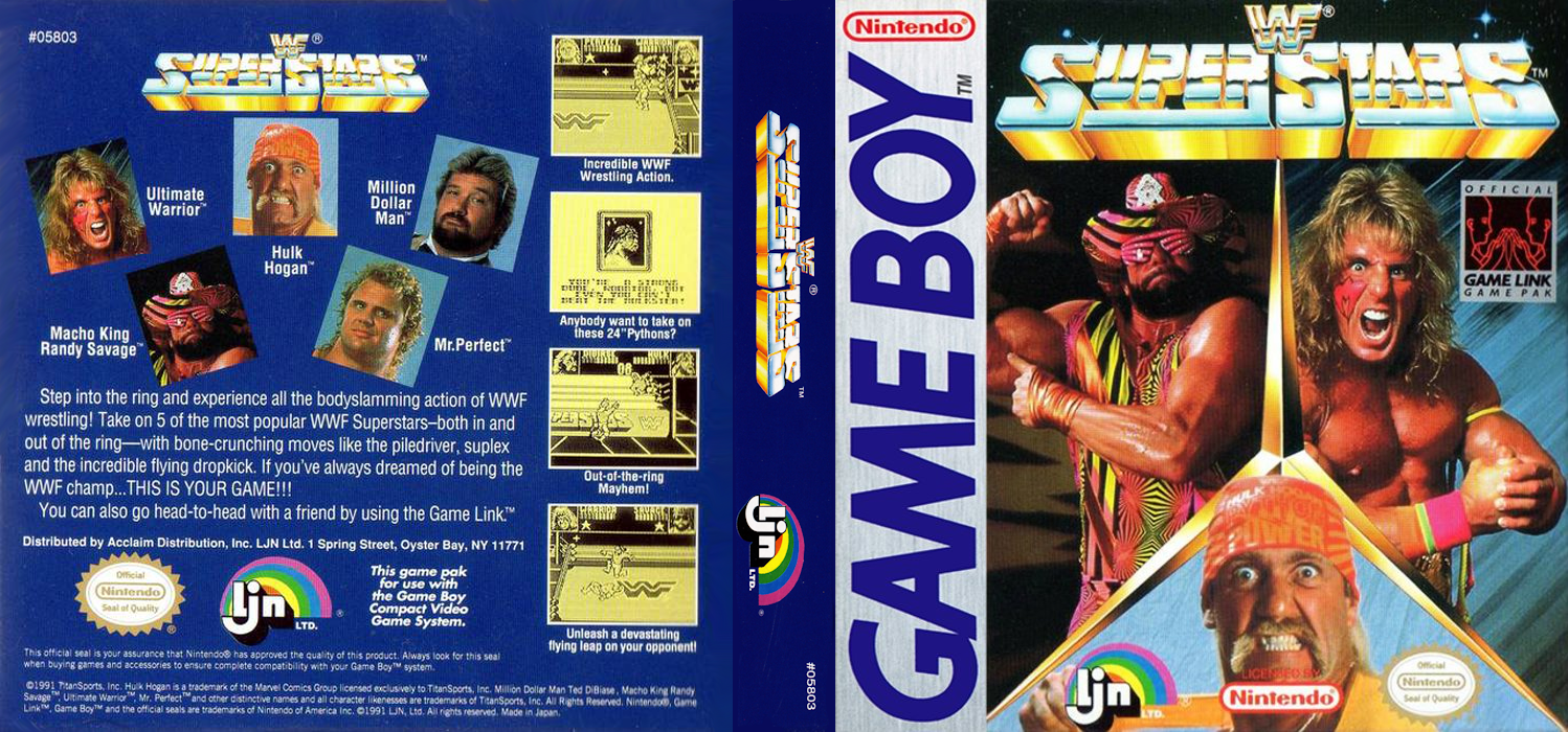 WWF Superstars [US,EU] gb 1991 Box Art