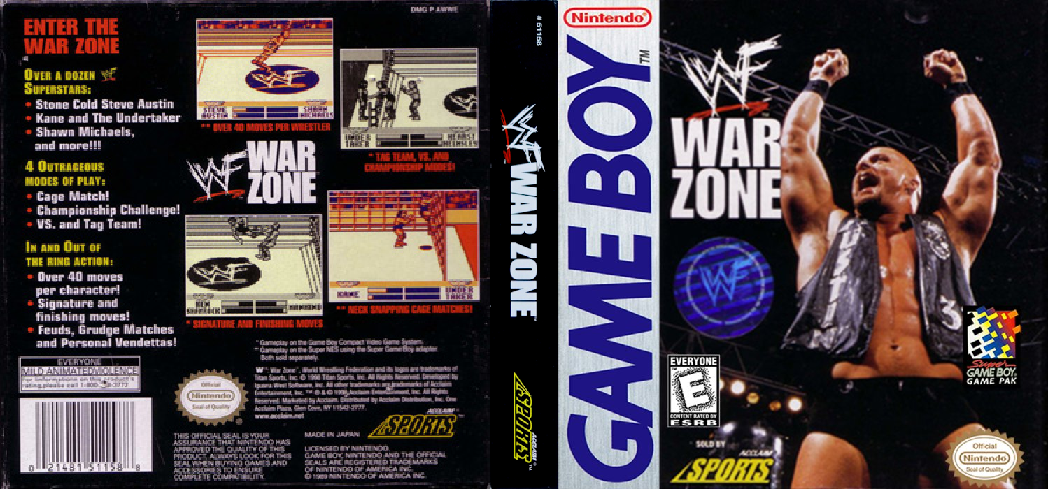 WWF War Zone [US,EU] gb 1998 Box Art
