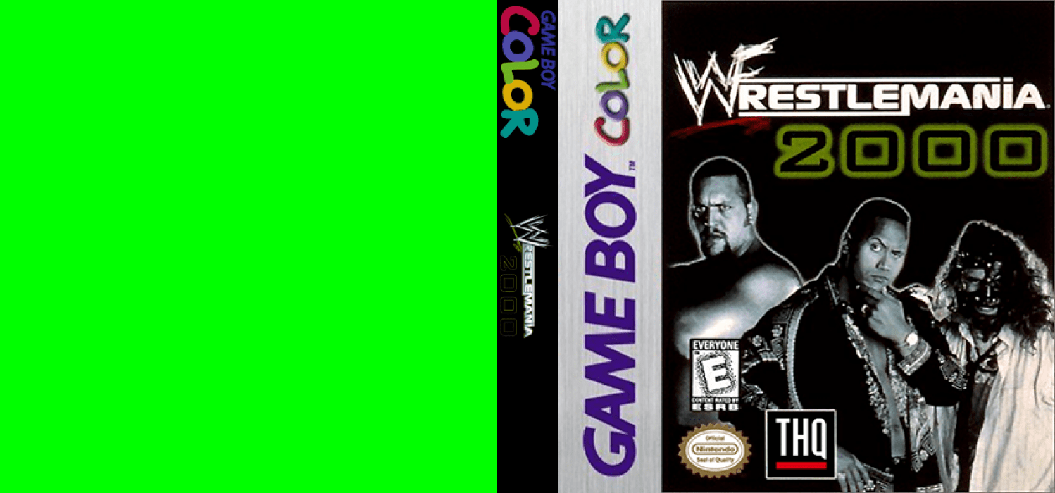 WWF WrestleMania 2000 [US,EU] gbc 1999 Box Art