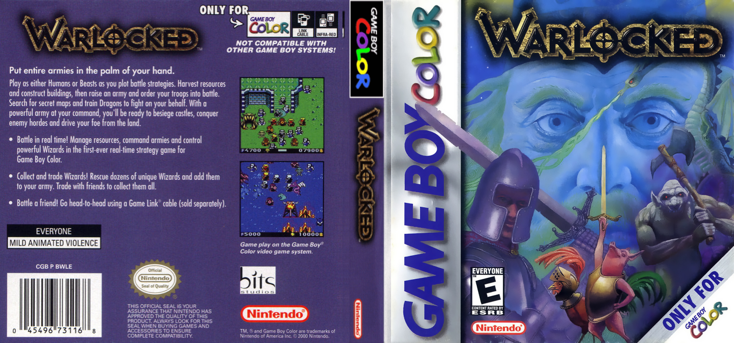 Warlocked [US] gbc 2000 Box Art
