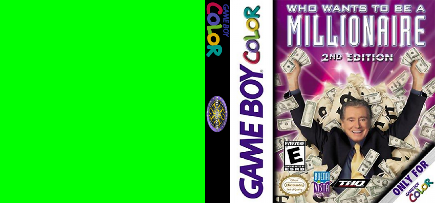 Who Wants to Be a Millionaire : 2nd Edition [US] gbc 2000 Box Art