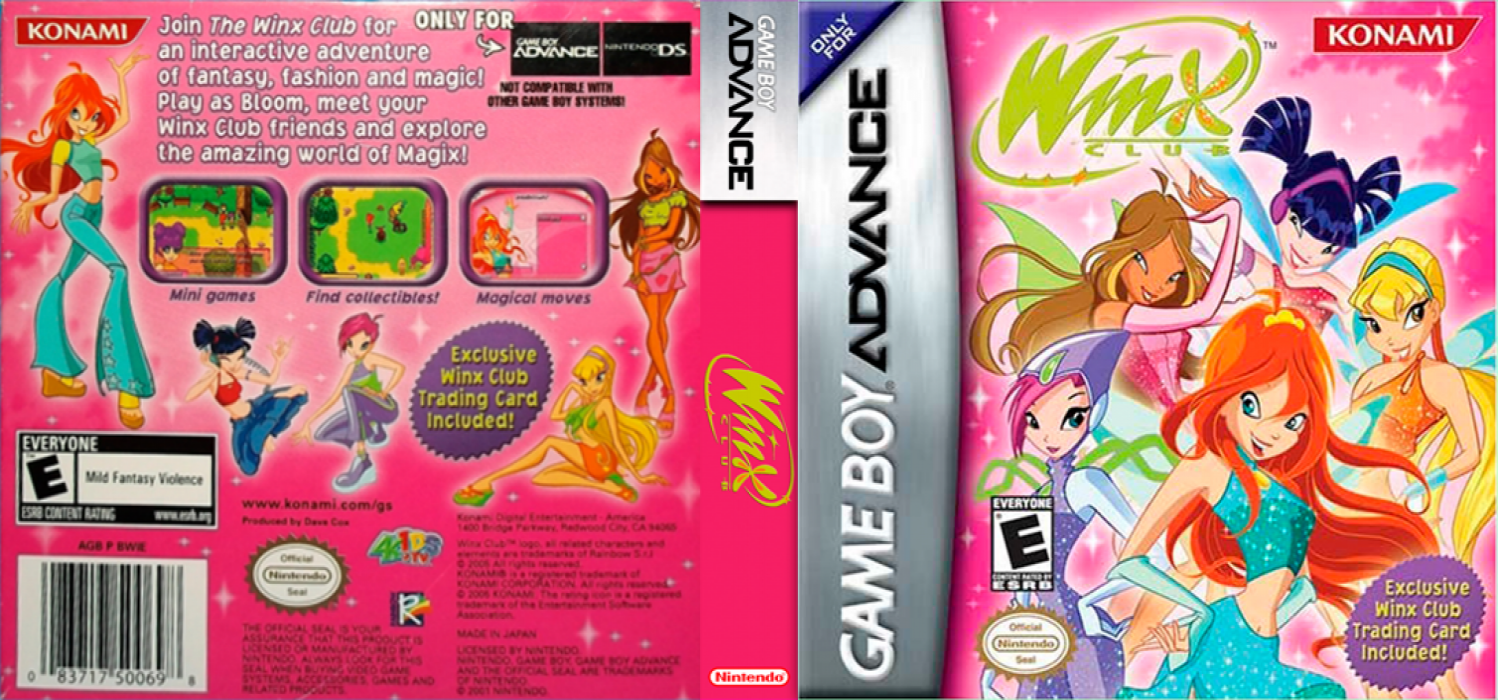 WinX Club [US] gba 2005 Box Art