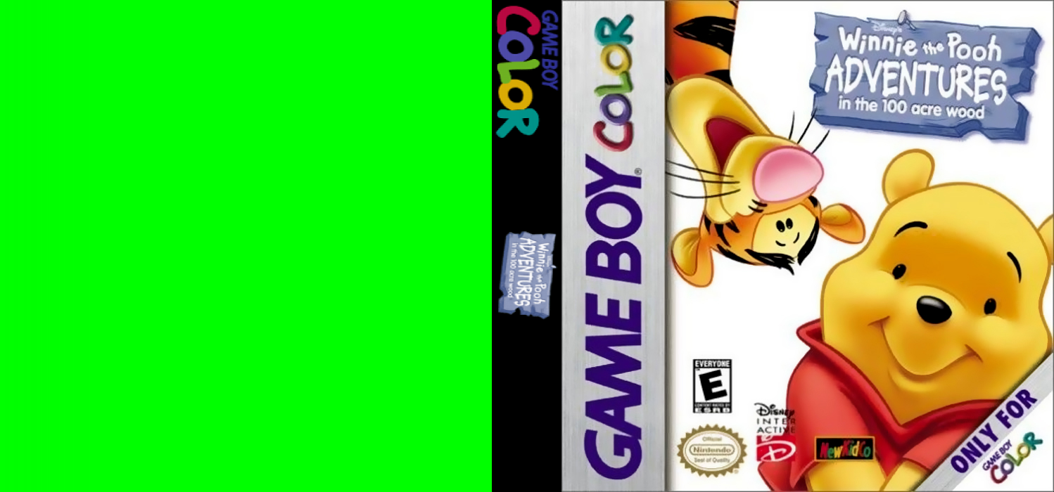 Winnie the Pooh : Adventures in the 100 Acre Wood [US] gbc 2000 Box Art