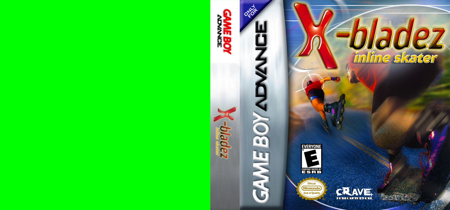 X-bladez : Inline Skater [US] gba 2002 Box Art
