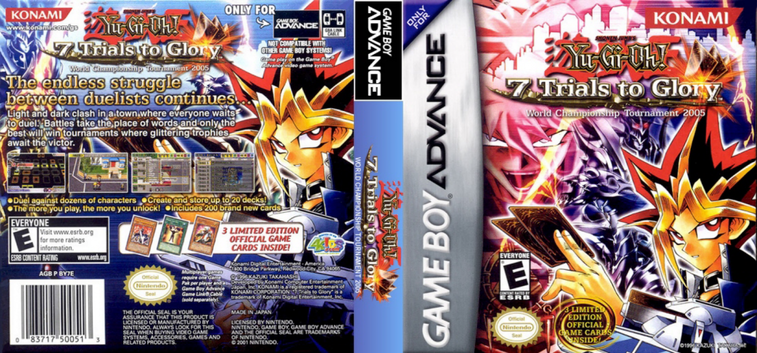 Yu-Gi-Oh! 7 Trials to Glory: World Championship Tournament 2005 [US] gba 2005 Box Art