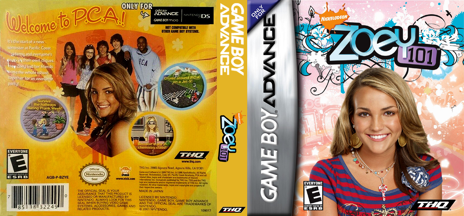 Zoey 101 [US] gba 2007 Box Art