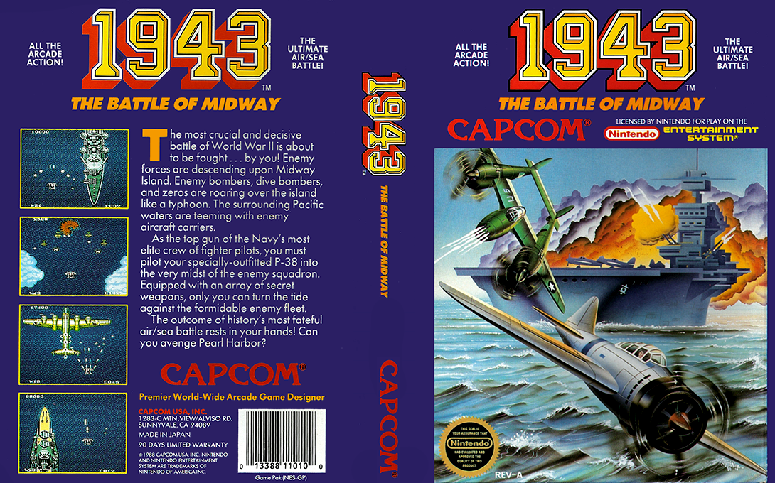 1943 – The Battle of Valhalla (Japan) [JP] nes 1988 Box Art