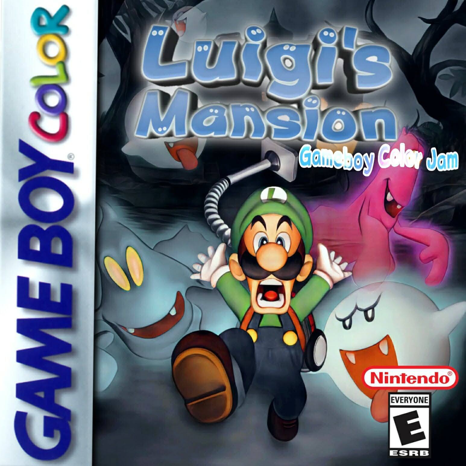 Luigi’s Mansion Demake (Homebrew) [GBC] gbc 2025 Box Art