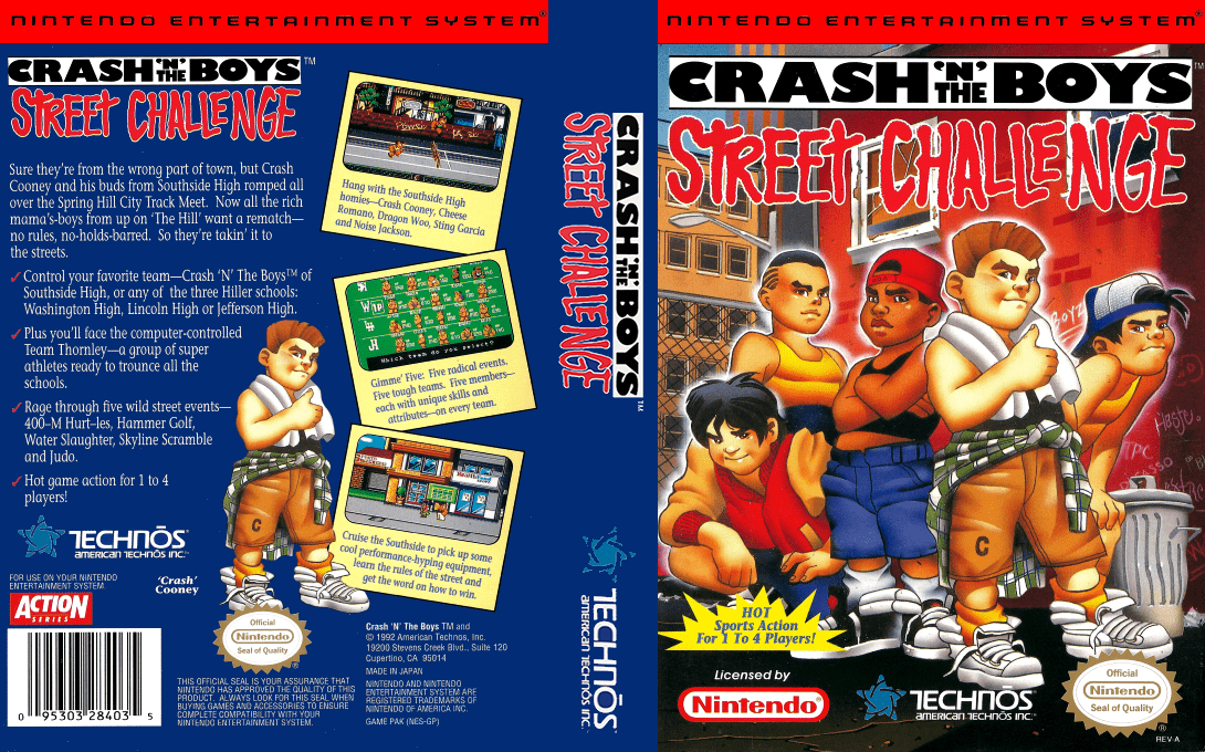 Bikkuri Nekketsu Shin Kiroku! – Harukanaru Kin Medal (Japan) [JP] nes 1992 Box Art