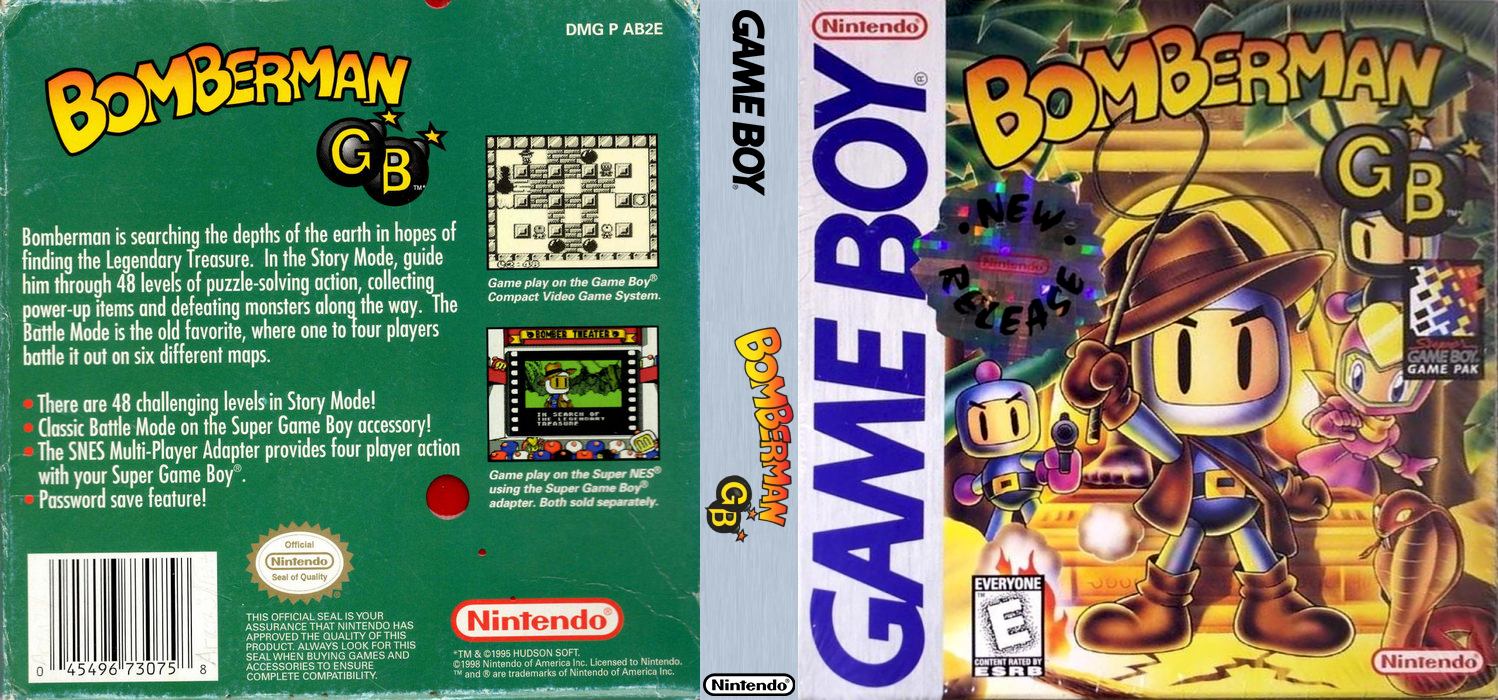 Bomberman GB 2 (Japan) (SGB Enhanced) [JP] gb 1995 Box Art