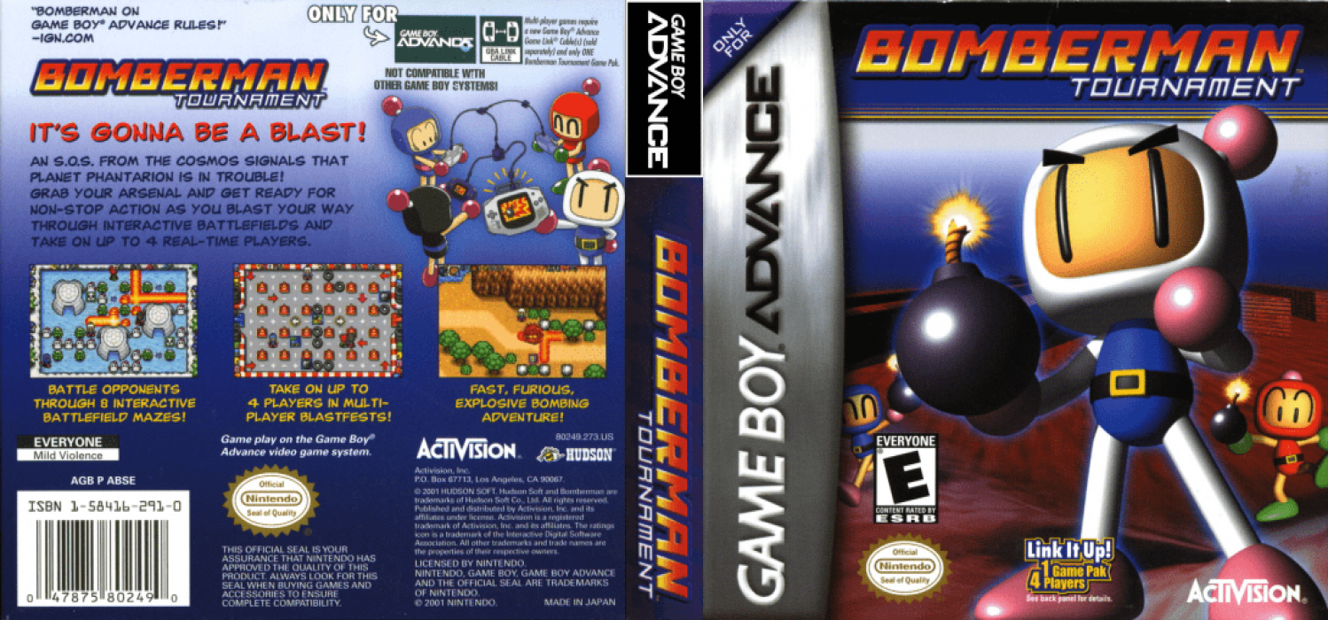 Bomberman Story (Japan) [JP] gba 2001 Box Art