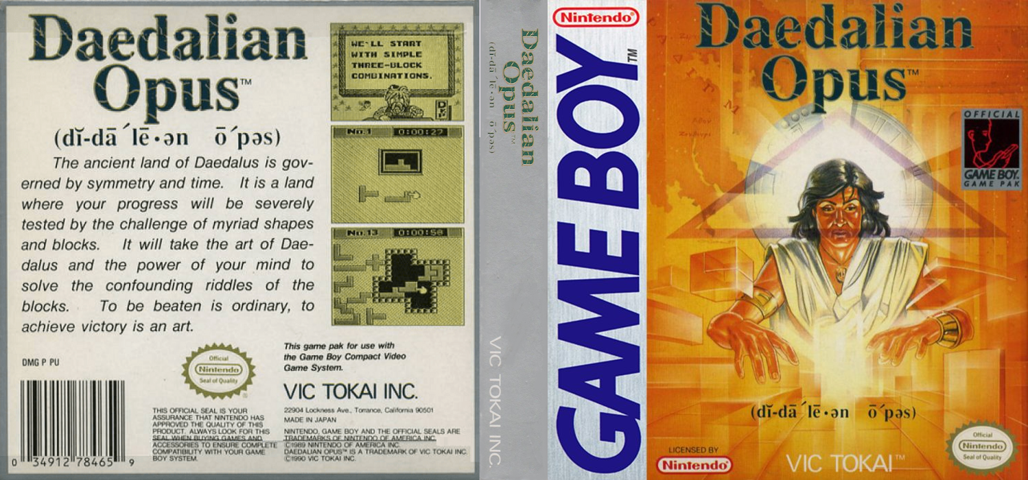 Bouken! Puzzle Road (Japan) [JP] gb 1990 Box Art