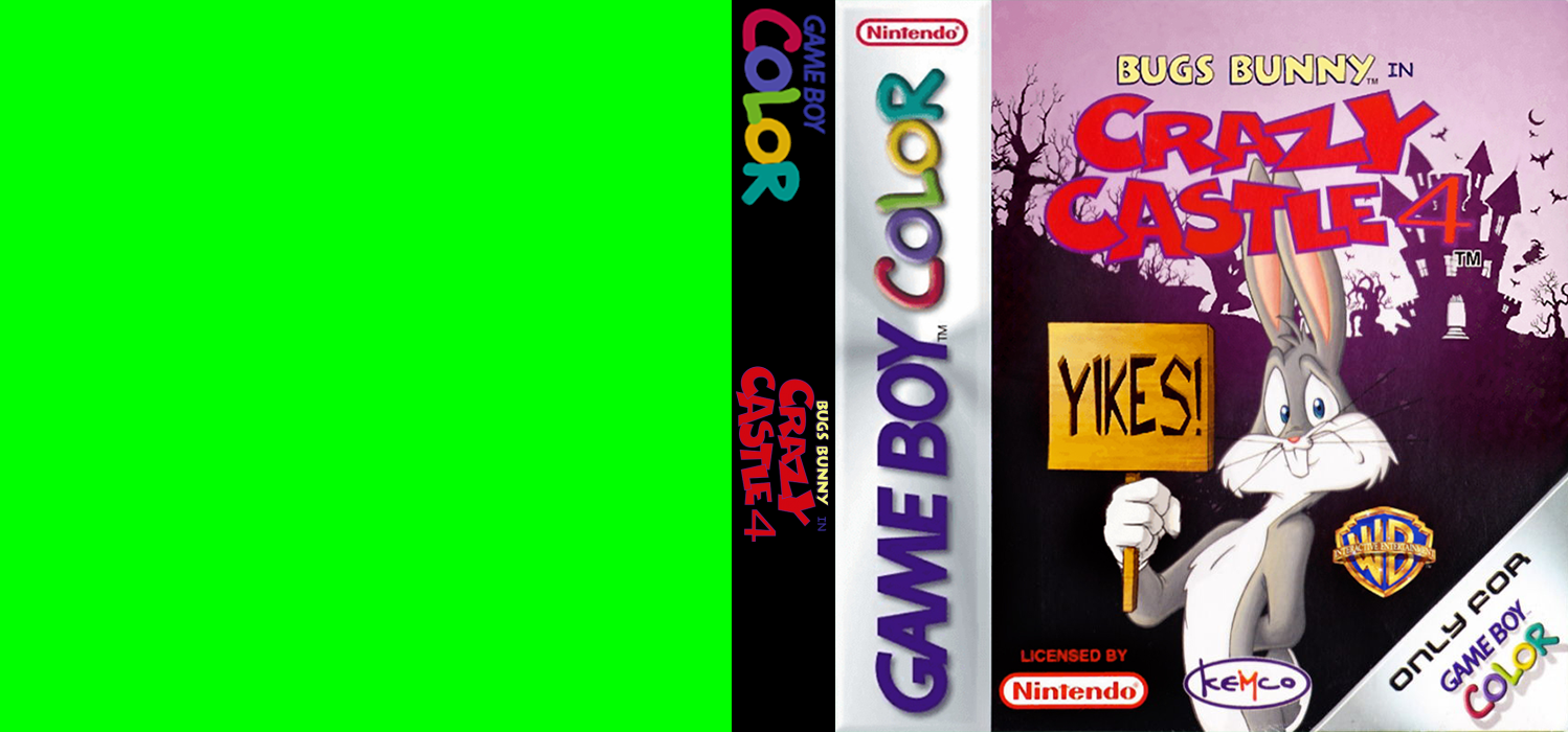 Bugs Bunny – Crazy Castle 4 (Japan) [JP] gbc 2000 Box Art