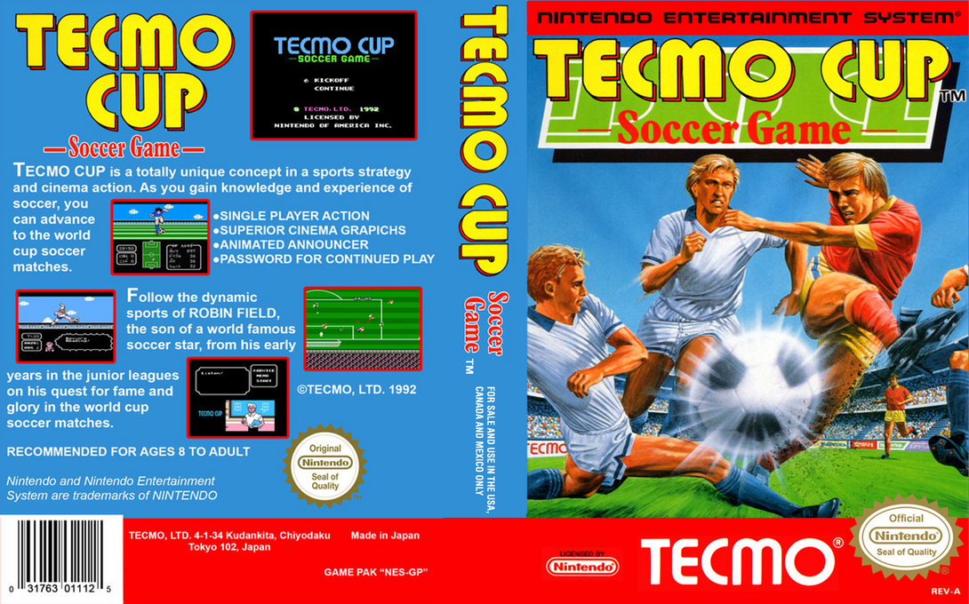 Captain Tsubasa (Japan) [JP] nes 1992 Box Art