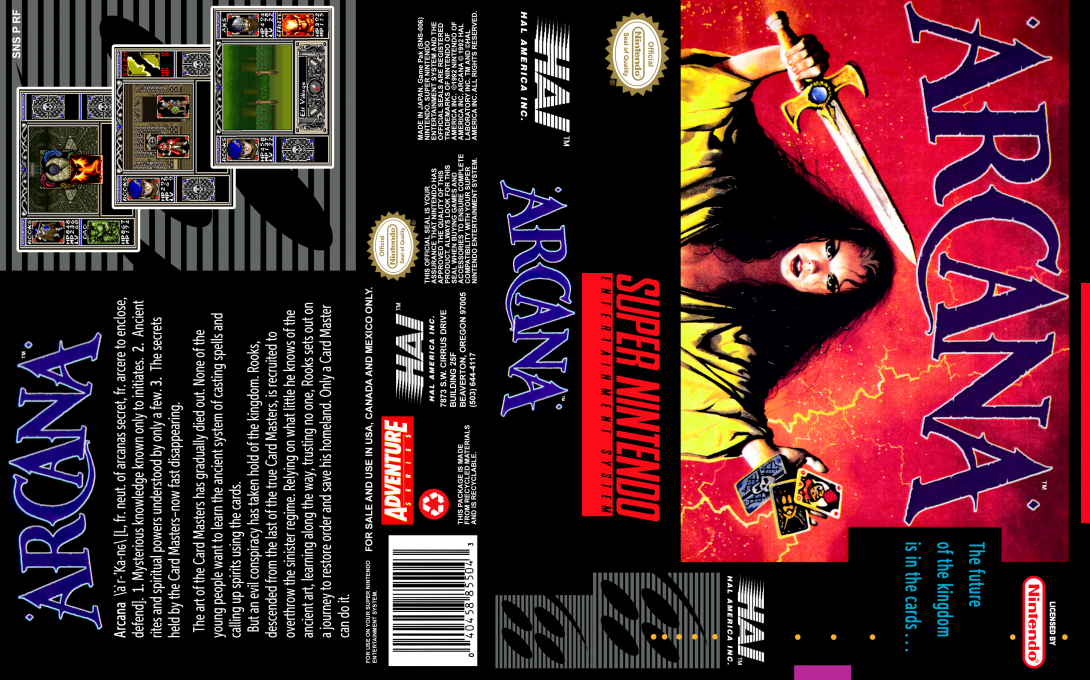 Card Master – Rimusaria no Fuuin (Japan) [JP] snes 1992 Box Art