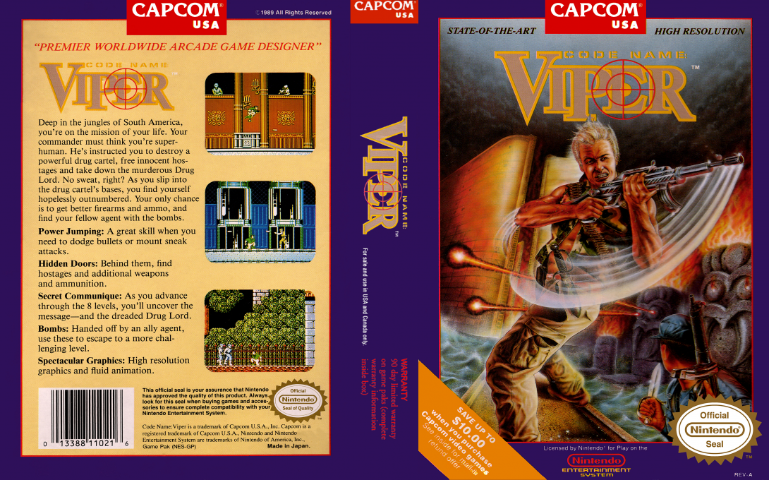 Dead Fox (Japan) [JP] nes 1990 Box Art