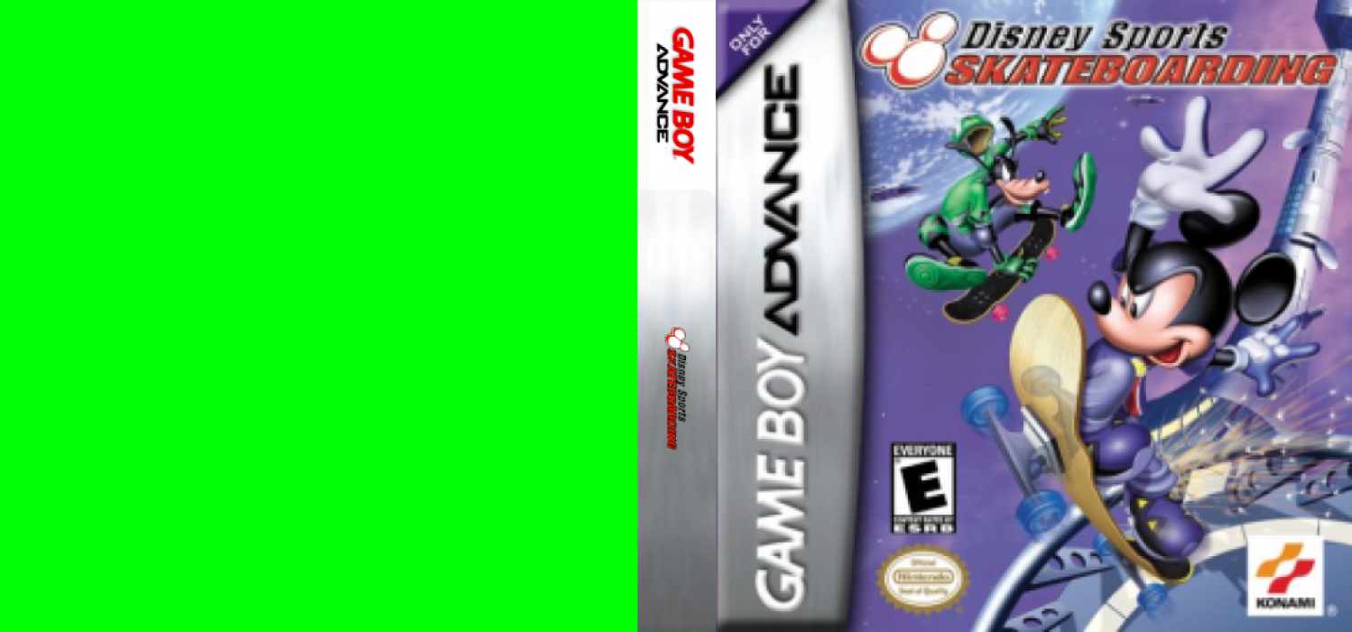 Disney Sports – Skateboarding (Japan) [JP] gba 2002 Box Art
